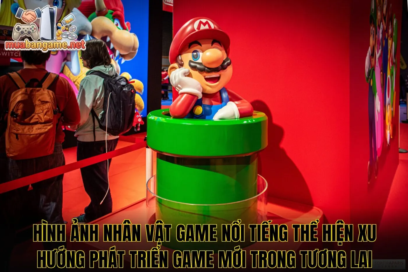 Hình ảnh nhân vật game nổi tiếng thể hiện xu hướng phát triển game mới trong tương lai