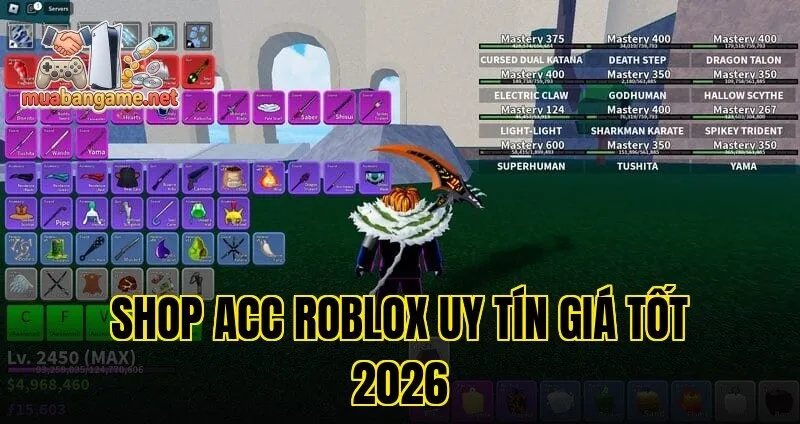 Shop Acc Roblox Uy Tín Giá Tốt 2026